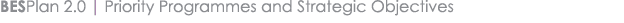 BESPlan 2.0 | Priority Programmes and Strategic Objectives