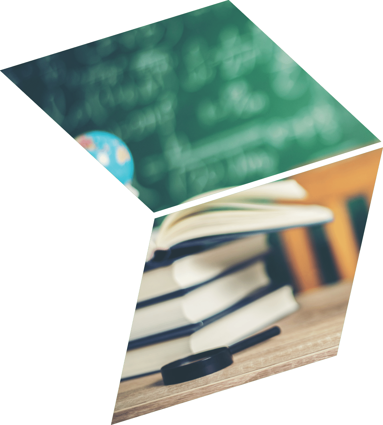 A blue container with pencils in it. Description generated by AI